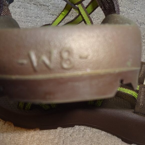 Chaco Unaweep ZX2 Classic Women’s Size 8 US Green Toe Loop Hiking Sport Sandal - Picture 7 of 10